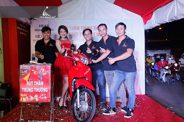 Bốc thăm trúng thưởng head honda 18