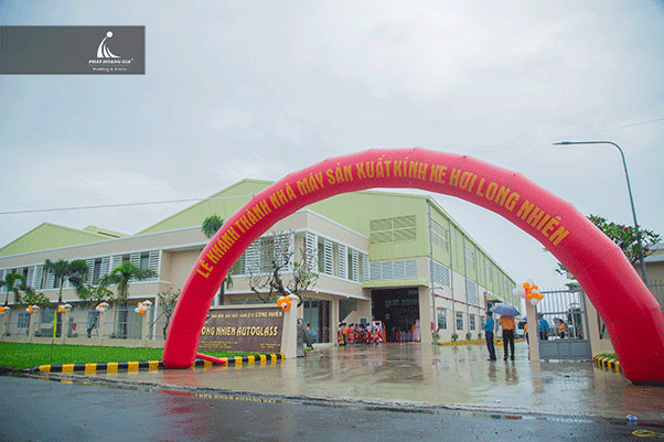 khánh thành nhà máy kính ô tô Long Nhiên 01
