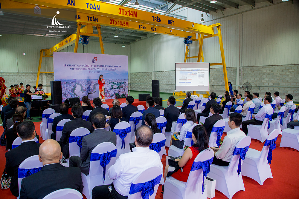lễ khánh thành công ty supero seike global 10