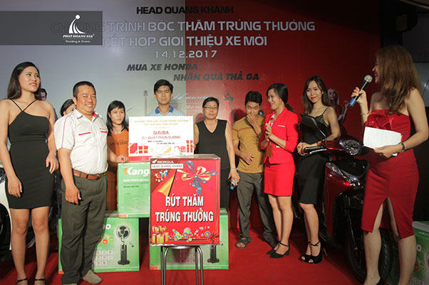 bốc thăm trúng thưởng head honda 10