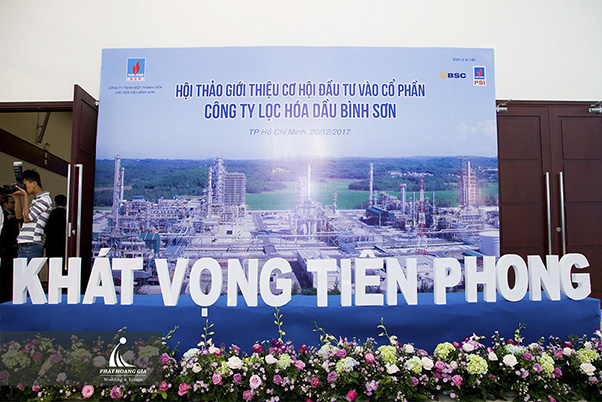 Hội thảo cơ hội đầu tư vào Công ty Lọc hóa dầu Bình Sơn 2