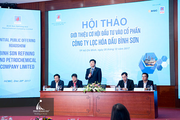Hội thảo cơ hội đầu tư vào Công ty Lọc hóa dầu Bình Sơn 11