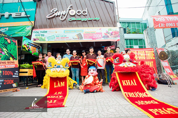 Lễ Khai trương cửa hàng Thực phẩm an toàn Sunfood 1