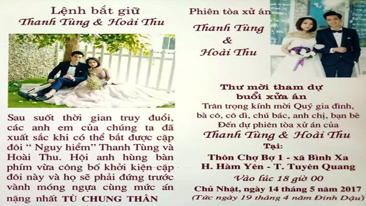 gây ấn tượng thiệp cưới độc lạ