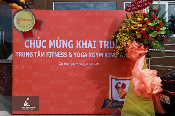 khai trường phòng gym