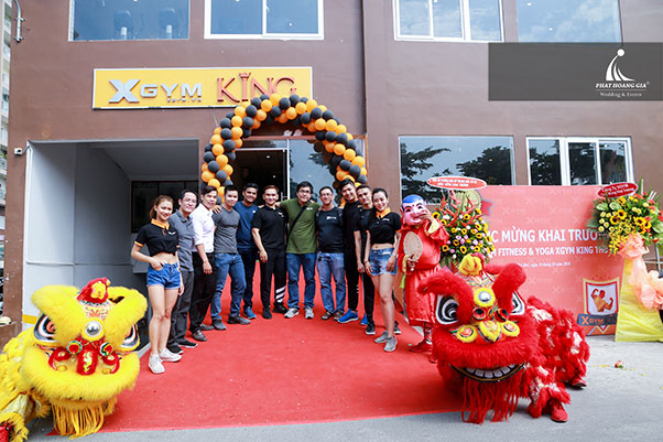 khai trương phòng gym