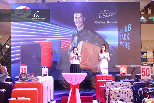 lễ công bố đại sứ thương hiệu ametican tourister