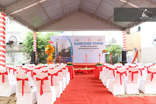 lễ khởi công namcong tower