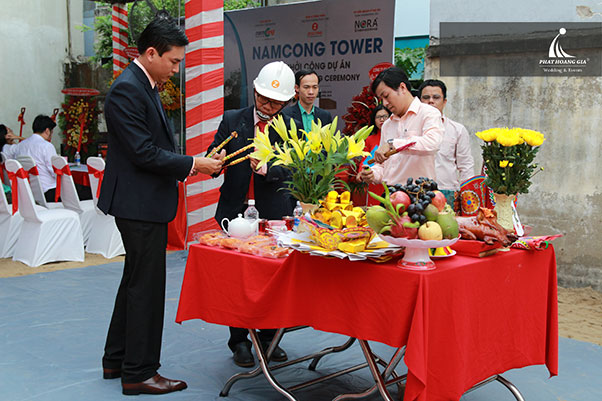 lễ khởi công namcong tower
