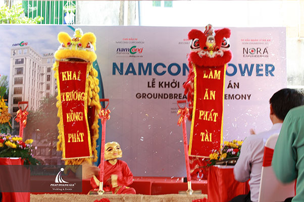 lễ khởi công namcong tower