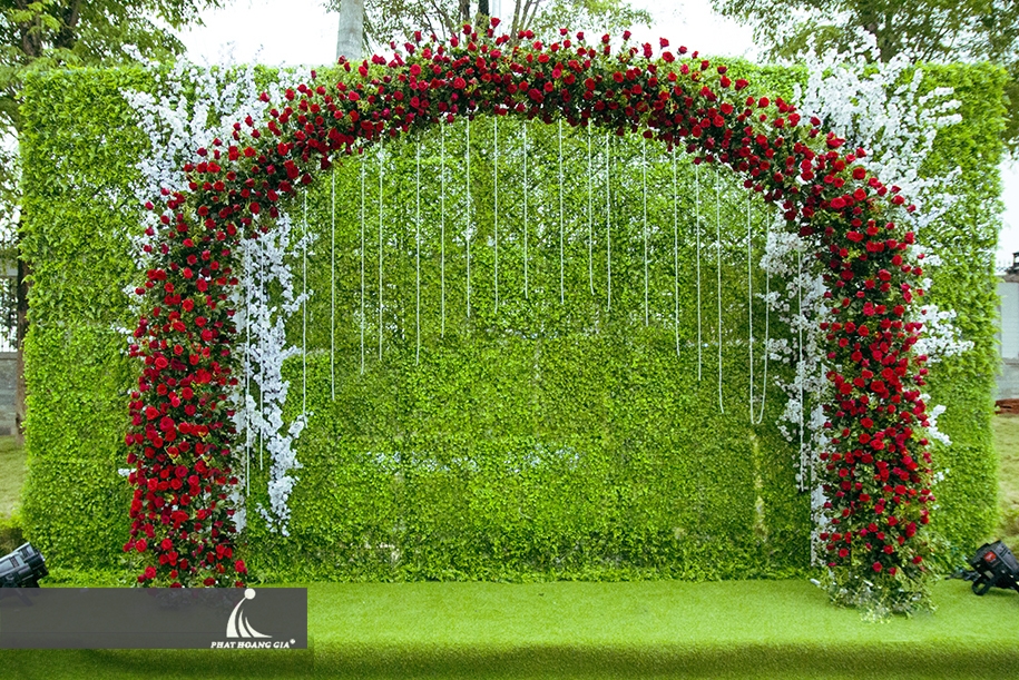 tiệc cưới sân vườn