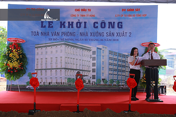 khởi công tòa nhà văn phòng