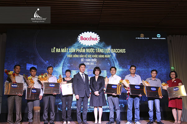 Evnet ra mắt sản phẩm nước tăng lực “Bacchus” tại Việt Nam