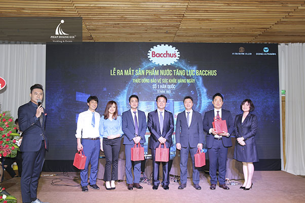 Evnet ra mắt sản phẩm nước tăng lực “Bacchus” tại Việt Nam