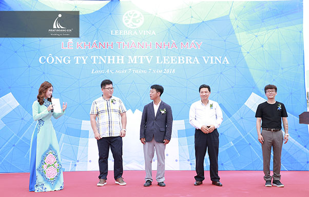 Lễ khánh thành nhà máy Leebra Vina