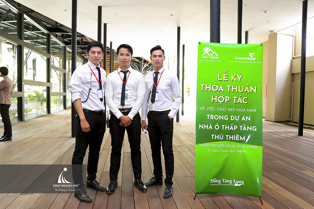 Lễ kí kết hợp tác kinh doanh giữa ngân hàng Vietcombank – CN Tân Định và CTCP phát triển Nhà Thủ Thiêm