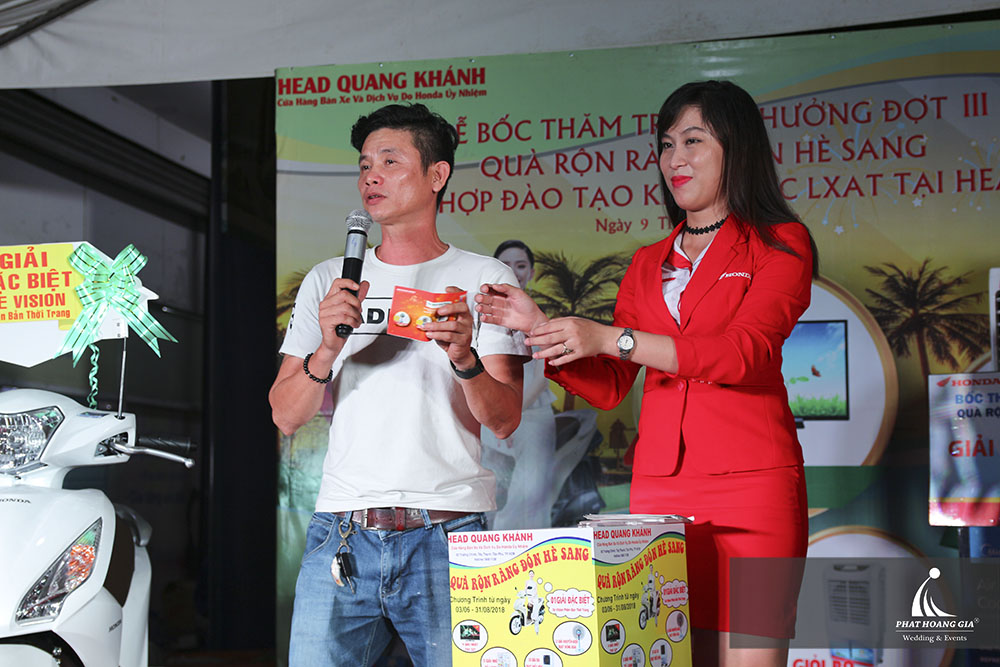 Bốc thăm trúng thưởng - Honda Quang Khánh