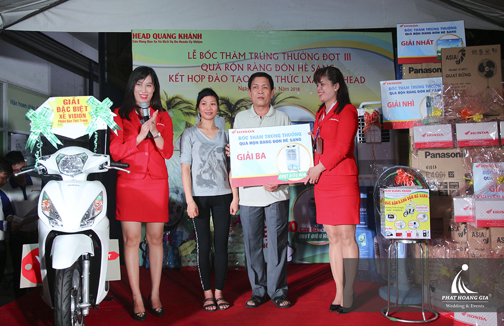 Bốc thăm trúng thưởng - Honda Quang Khánh