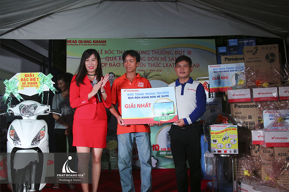 Bốc thăm trúng thưởng - Honda Quang Khánh