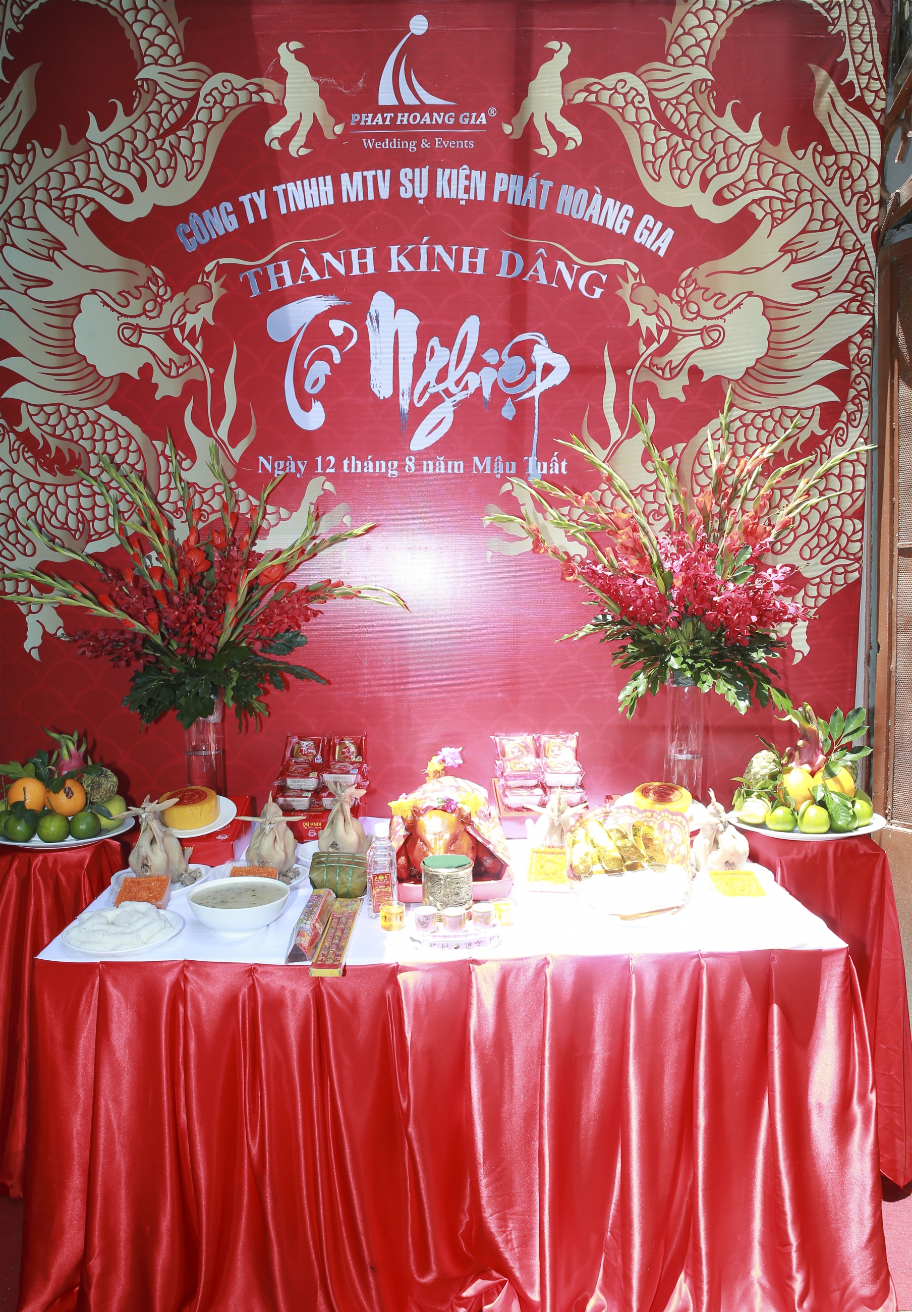 Phát Hoàng Gia cúng tổ nghiệp ngành sân khấu 2018