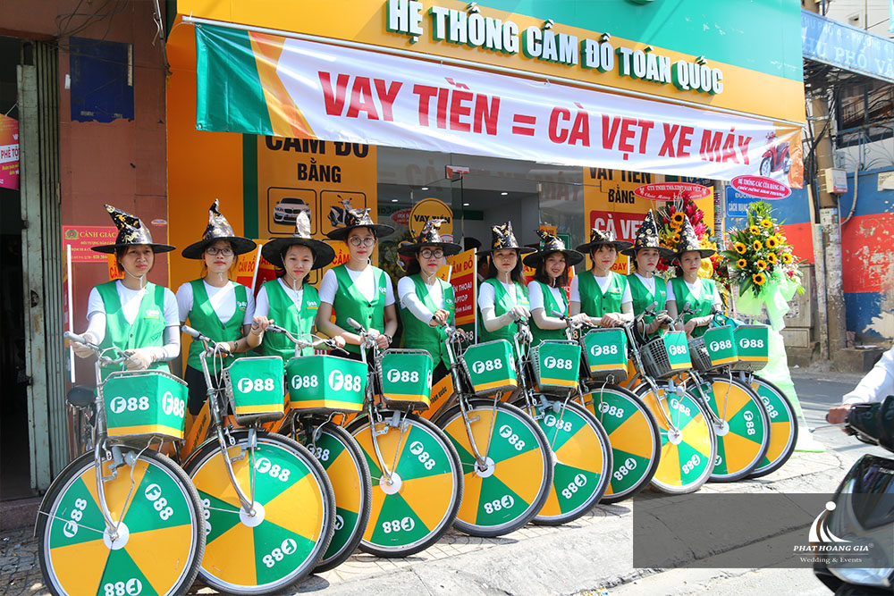 Roadshow xe đạp khai trương cửa hàng F88 cơ sở TPHCM