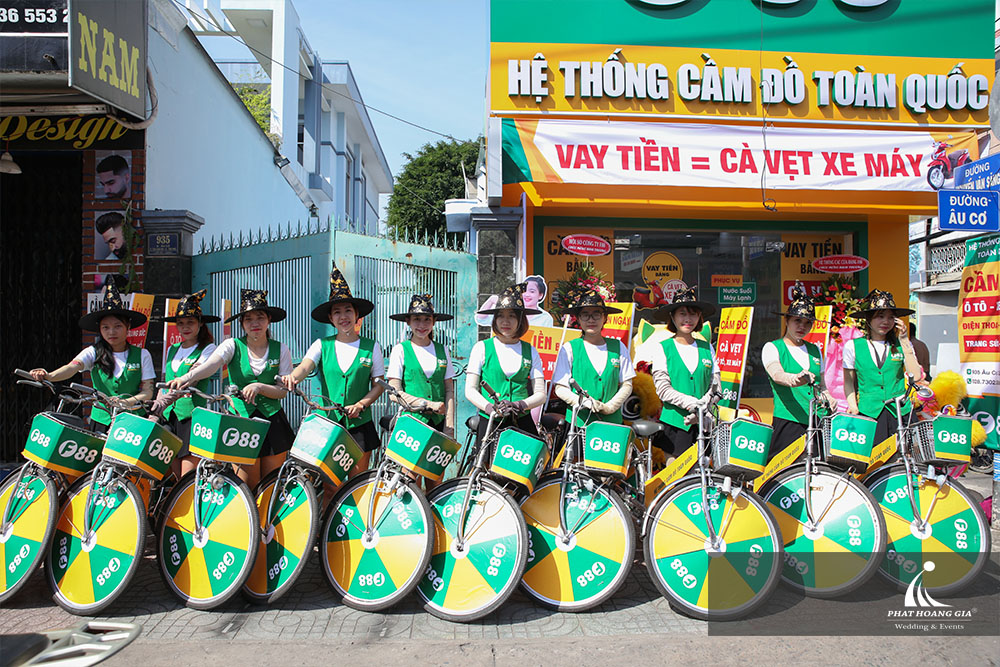 Roadshow xe đạp khai trương cửa hàng F88 cơ sở TPHCM