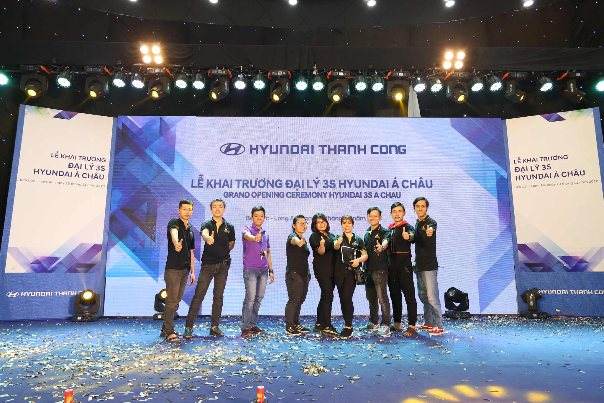 Khai trương đại lý Huyndai 3s Á Châu