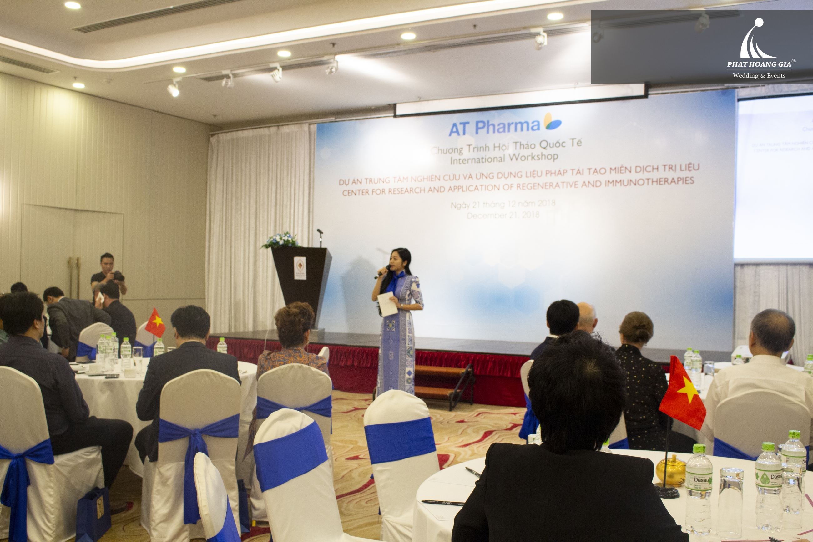Hội thảo quốc tế - Dự án trung tâm nghiên cứu và ứng dụng liệu pháp tái tạo miễn dịch trị liệu