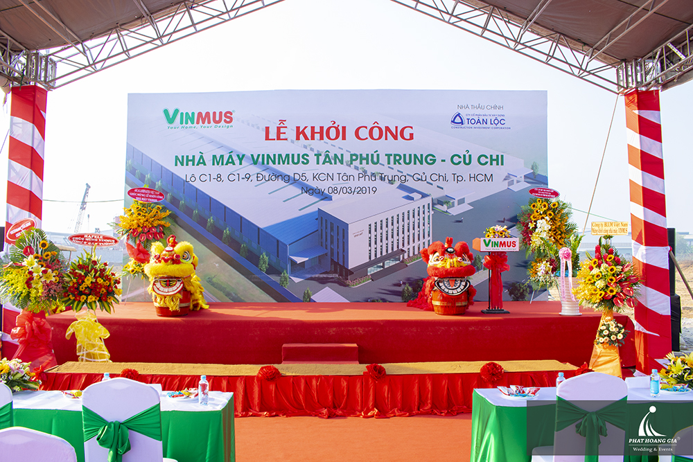 Lễ khởi công xây dựng nhà máy nội thất Vinmus