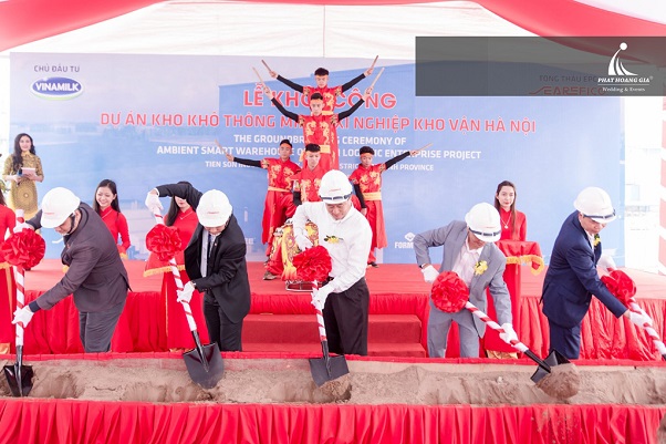 Lễ khởi công dự án kho khô thông minh - chủ đầu tư Vinamilk