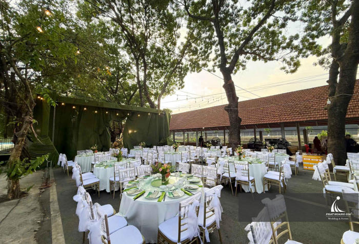 wedding ngoài trời