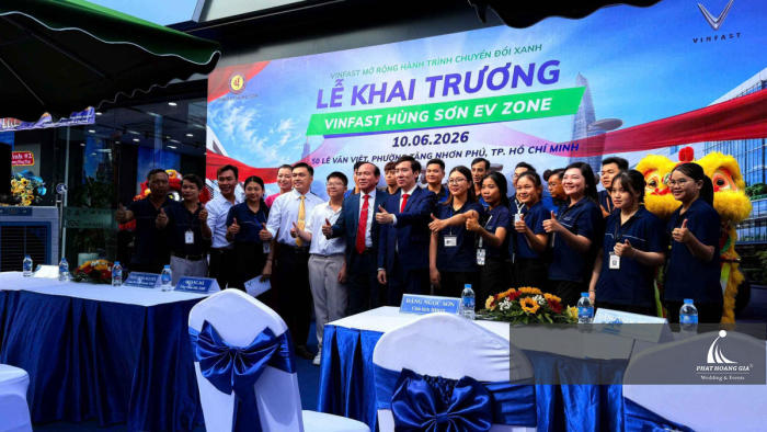 khai trương VinFast Hùng Sơn EV Zone