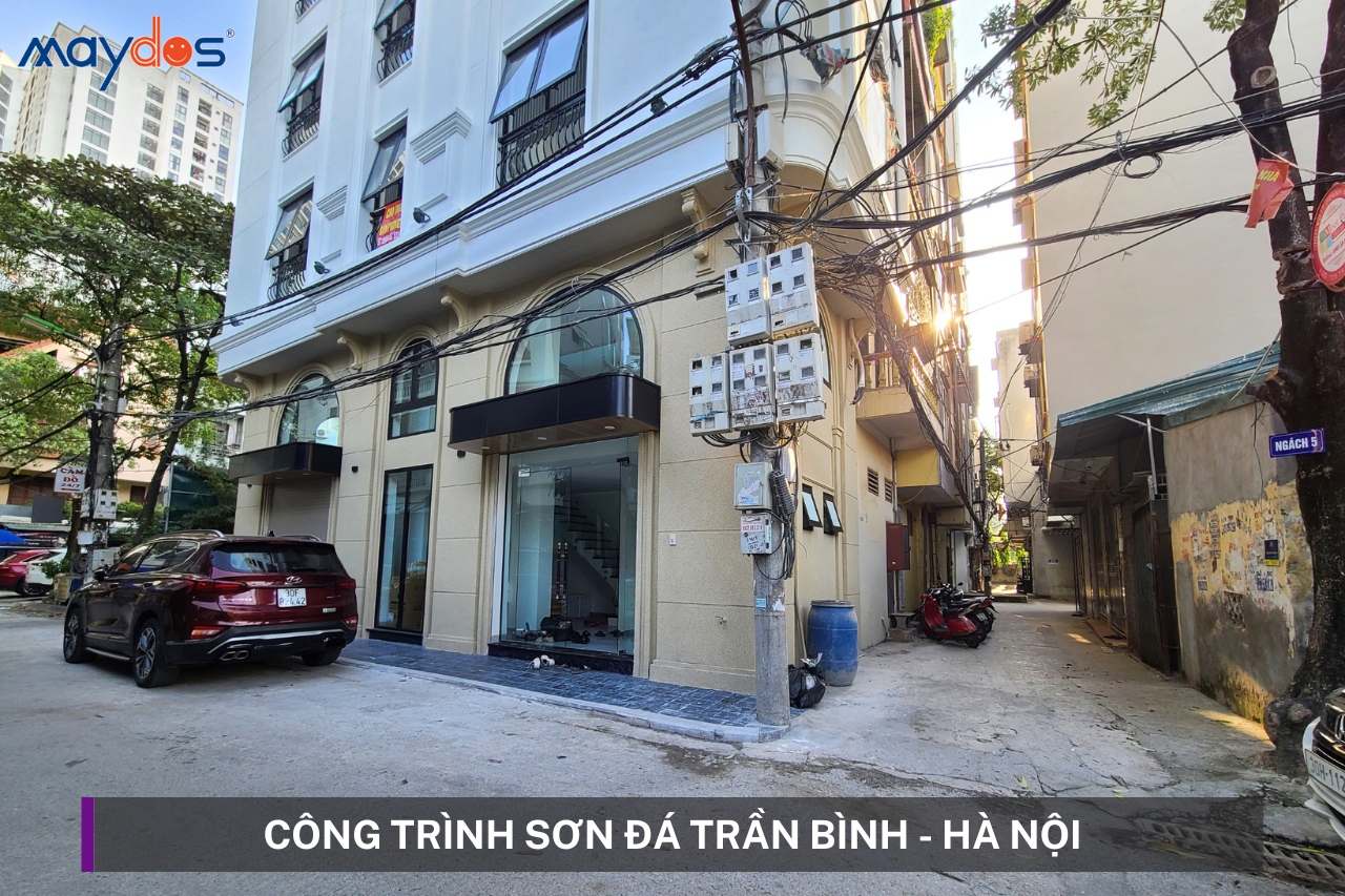 CÔNG TRÌNH SƠN ĐÁ HOA CƯƠNG CSA8318 - 120 TRẦN BÌNH