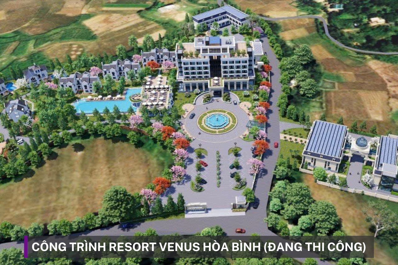 Công trình Resort Venus Hòa Bình