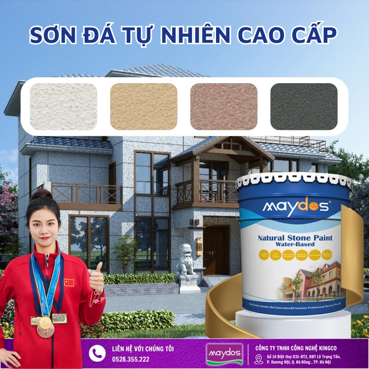 Sơn Đá Tự Nhiên Chuyên Dùng Ngoại Thất