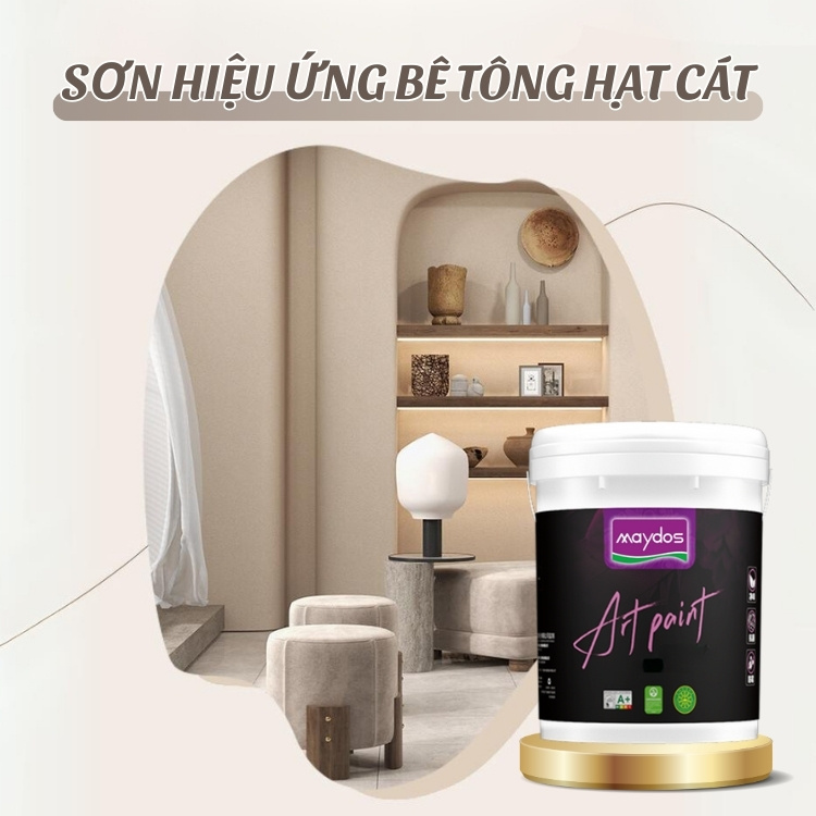 Sơn Hiệu Ứng Bê Tông Hạt Cát