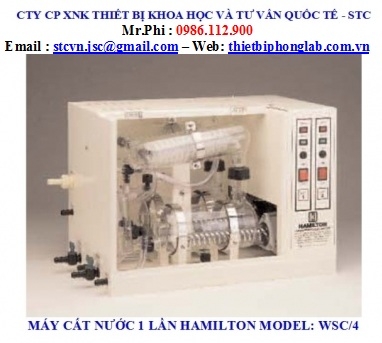 MÁY CẤT NƯỚC 1 LẦN HAMILTON WSC/4