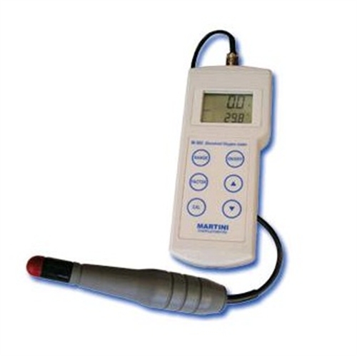 MÁY ĐO OXY HÒA TAN/NHIỆT ĐỘ CẦM TAY ĐIỆN TỬ HIỆN SỐ Model Mi 605 – Hãng sản xuất: MARTINI – Rumani