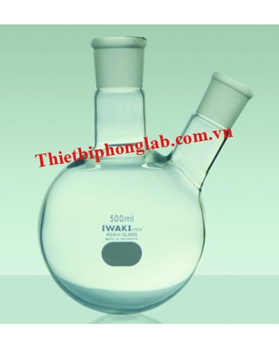 Bình cầu 2 cổ nhám  100ml