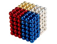 Nam châm xếp hình Buckyballs nhiều màu sắc