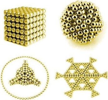 Nam châm xếp hình buckyball vàng 5mm