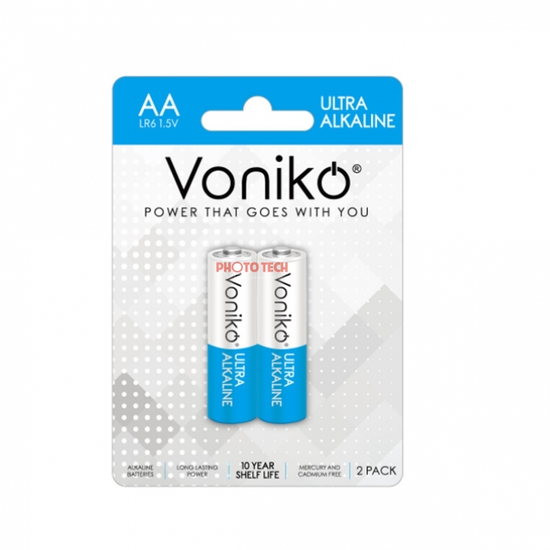 PIN AA VONIKO USA ALKALINE VỈ 2 VIÊN