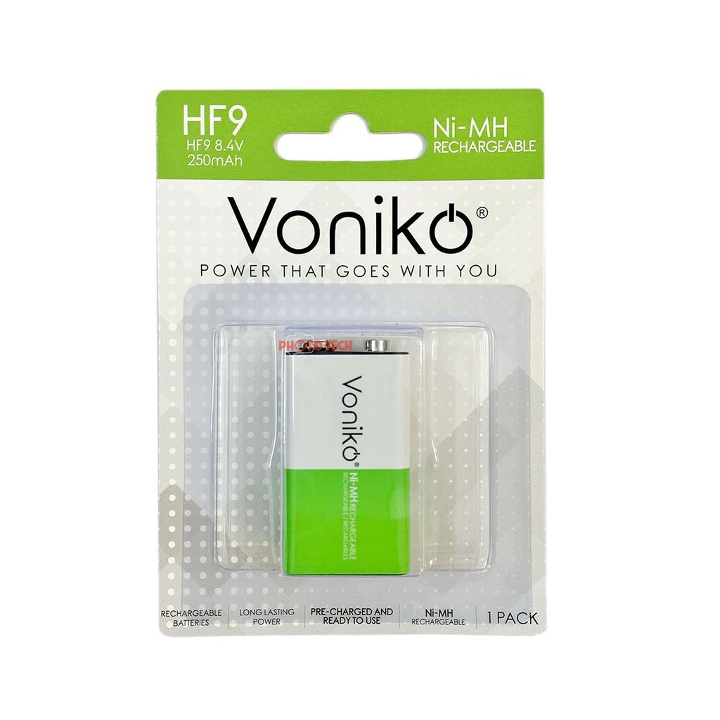 PIN SẠC VONIKO USA HF9 9V