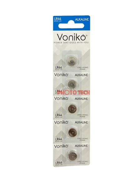 PIN VONIKO USA ALKALINE LR44/AG13 1.5V VỈ 5 VIÊN