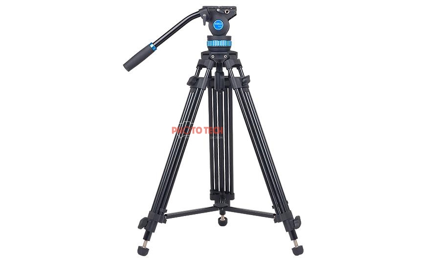 Sirui SH15 Aluminum Video Tripod with Fluid Head
