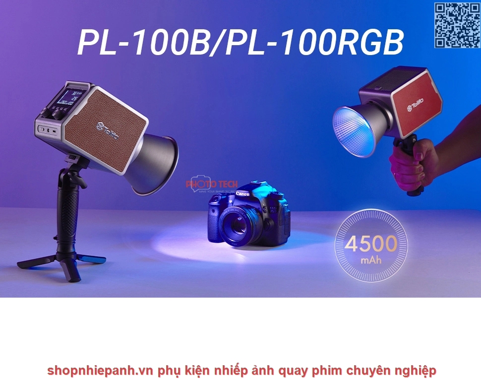 #phototech #den-led-tolifo-pl-100brgb-100w-combo-tui-type-c-pd-4500mah-20fx (1)