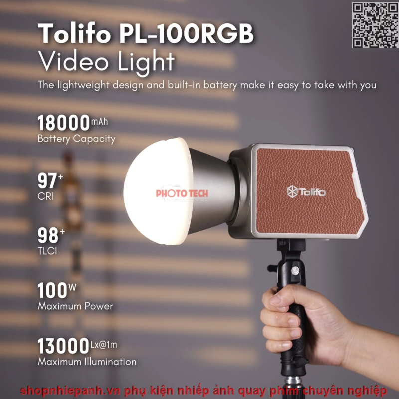 #phototech #den-led-tolifo-pl-100brgb-100w-combo-tui-type-c-pd-4500mah-20fx (3)