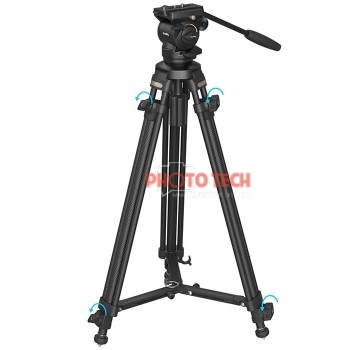 Lightweight Video Carbon Fiber Tripod Kit AD-50
