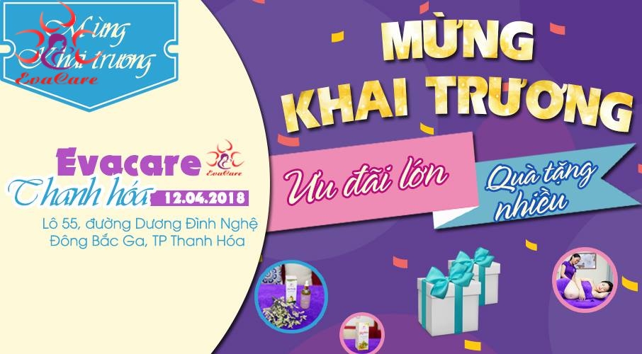 Tưng bừng khai trương Evacare cơ sở Thanh Hóa