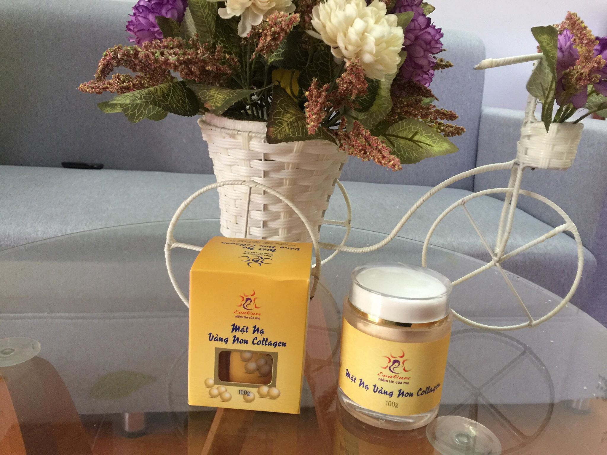 Mặt nạ vàng non collagen